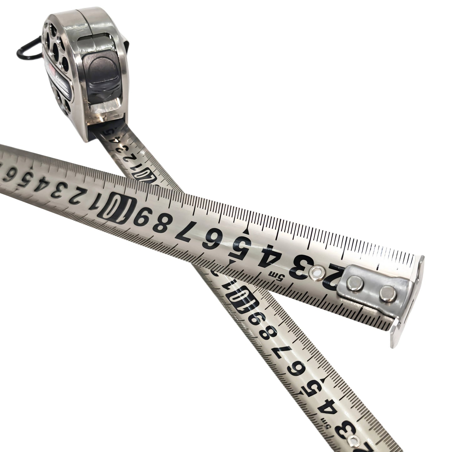 Carved Stainless Steel Measuring Tape with Autolock - 9.8ft, 16.4ft, 24.6ft Options