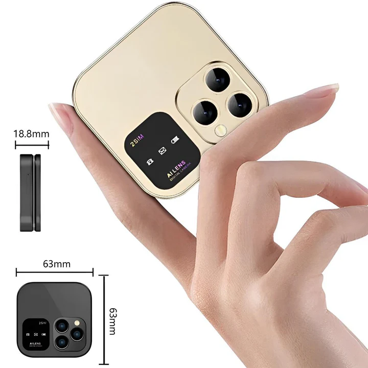 Foldable Dual SIM Flip Phone with Tactile Keypad