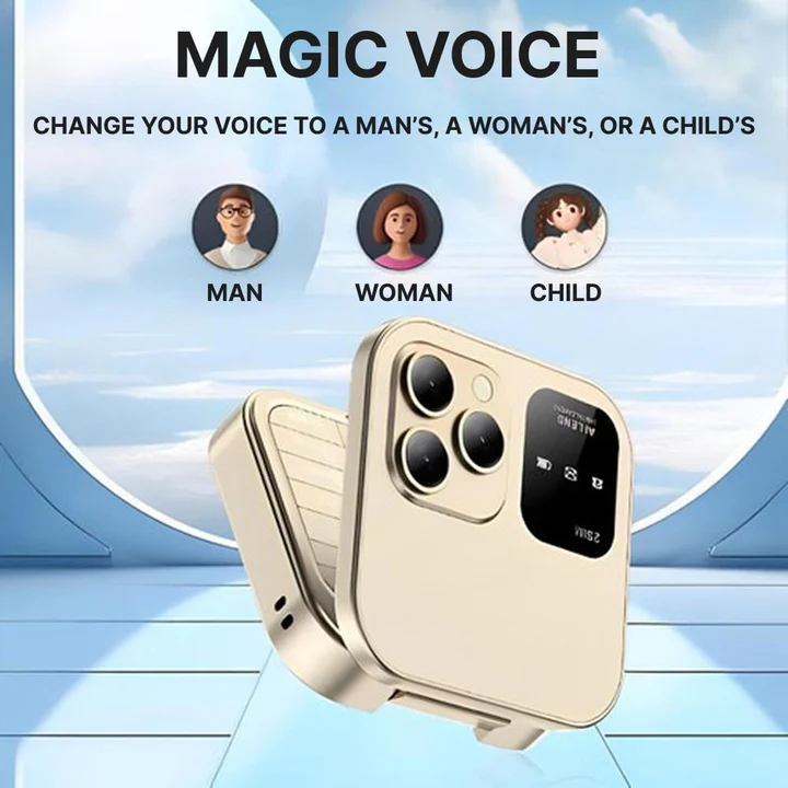 Foldable Dual SIM Flip Phone with Tactile Keypad