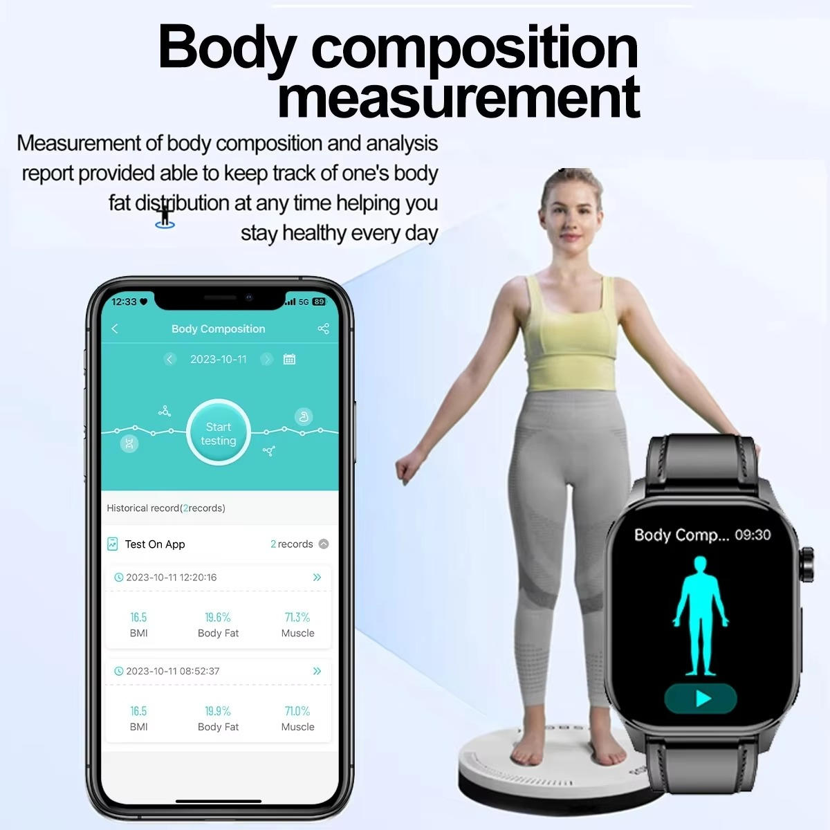 Smartwatch for Seniors with Health Monitoring and SOS Function