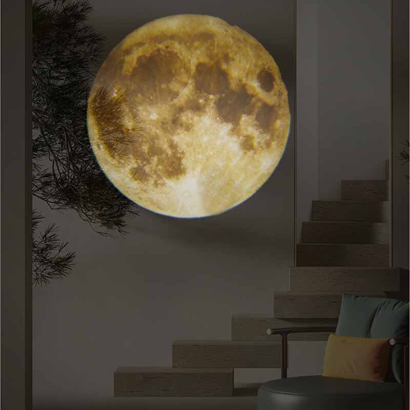 Earth and Moon LED Projector Lamp with Customizable Modes