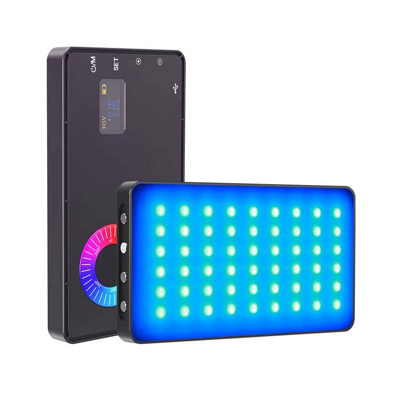 USB Rechargeable RGB Photography Light for Live Streaming and Vlogging