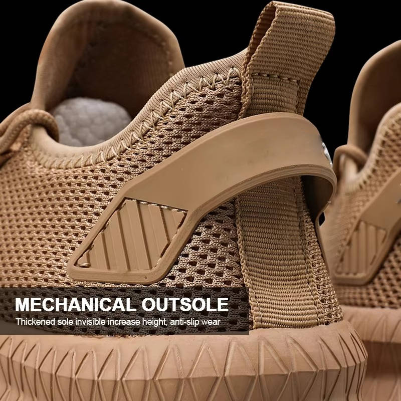 Lightweight Breathable Anti-Slip Running Shoes with Honeycomb Insole