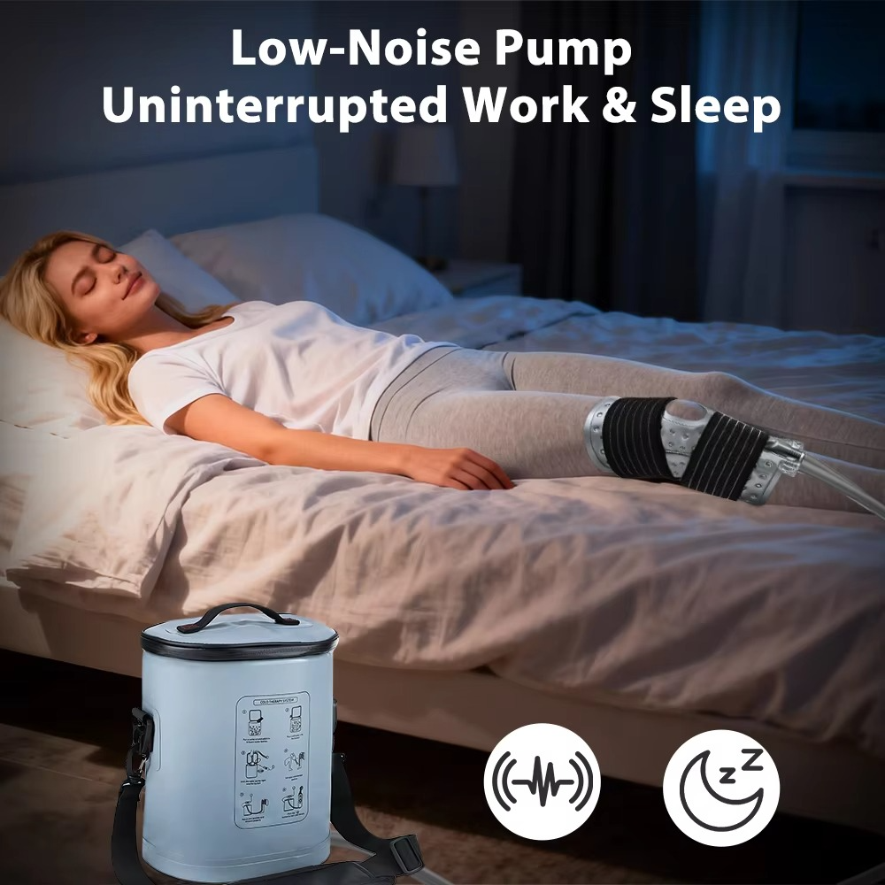Portable Cold Therapy Machine with Adjustable Flow and Timer