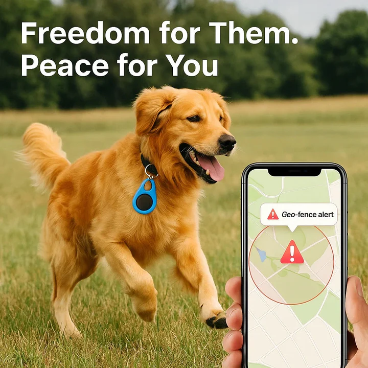 Mini Bluetooth GPS Tracking Tag for Kids and Pets