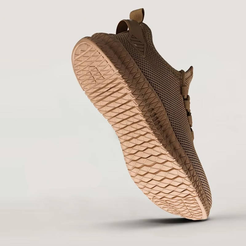 Lightweight Breathable Anti-Slip Running Shoes with Honeycomb Insole