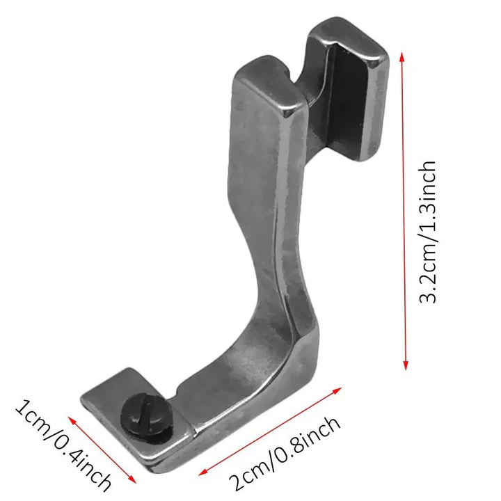 Invisible Zipper Presser Foot for Low-Shank Sewing Machines