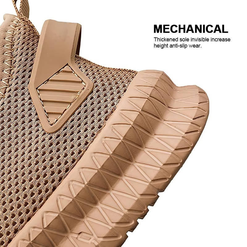 Lightweight Breathable Anti-Slip Running Shoes with Honeycomb Insole