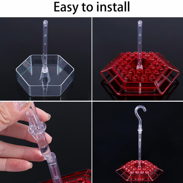 Hummingbird Feeder with Ant Moat and 30 Feeding Tubes