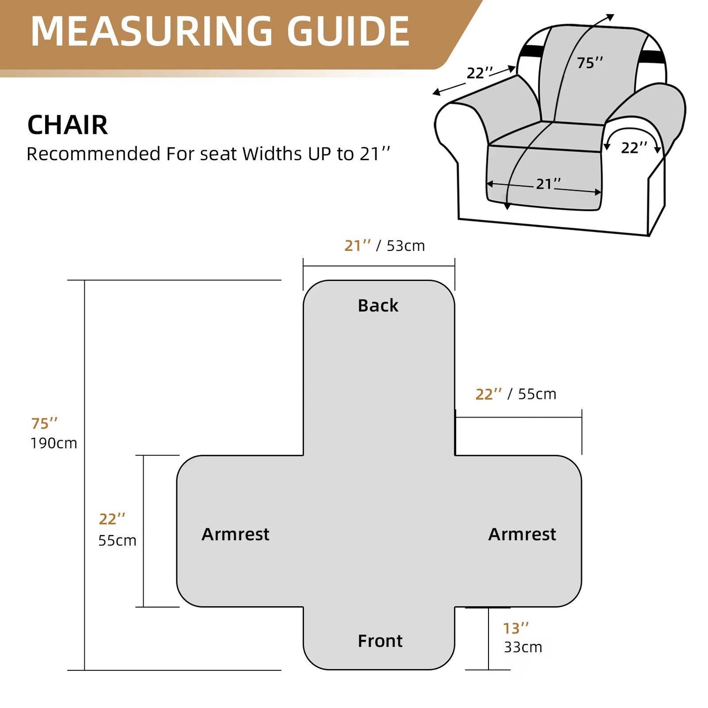 Reversible Water Resistant Sofa Cover for 3 Cushion Couch