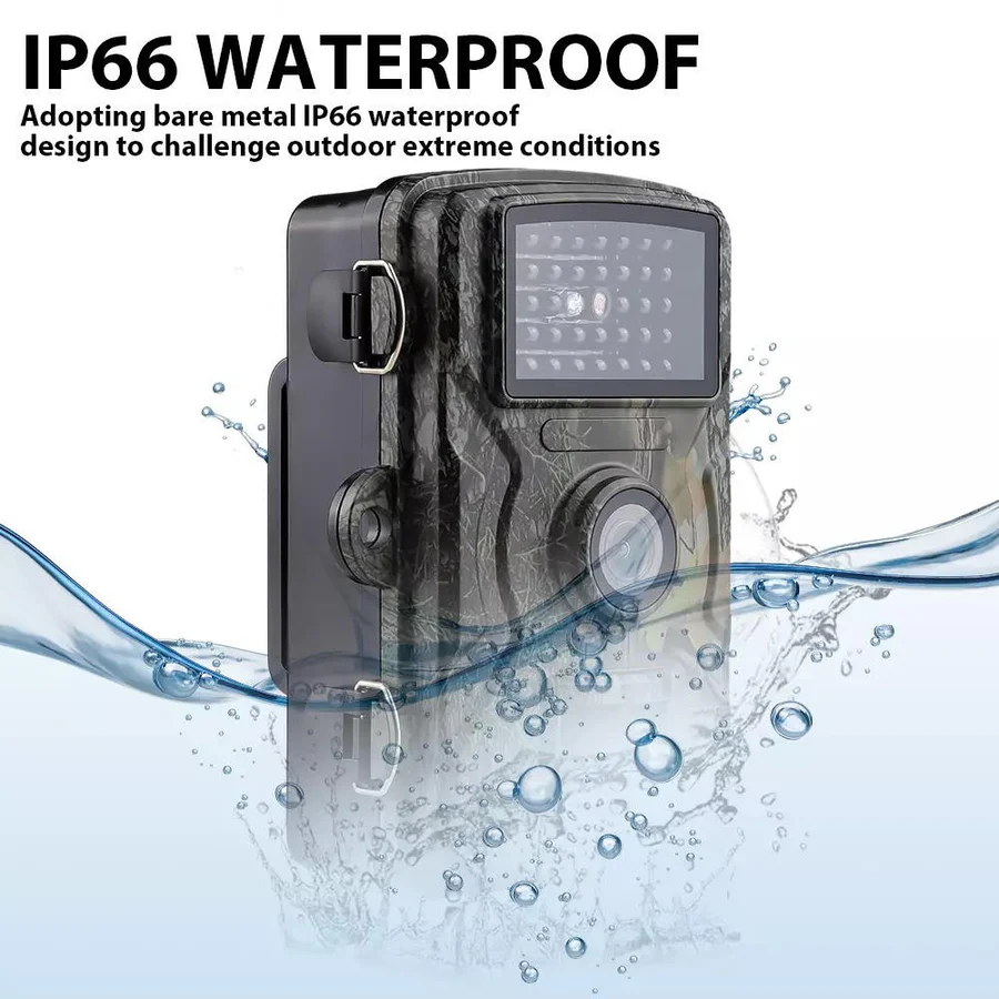 Night Vision Wildlife Camera with 16MP Photos and 1080P Video
