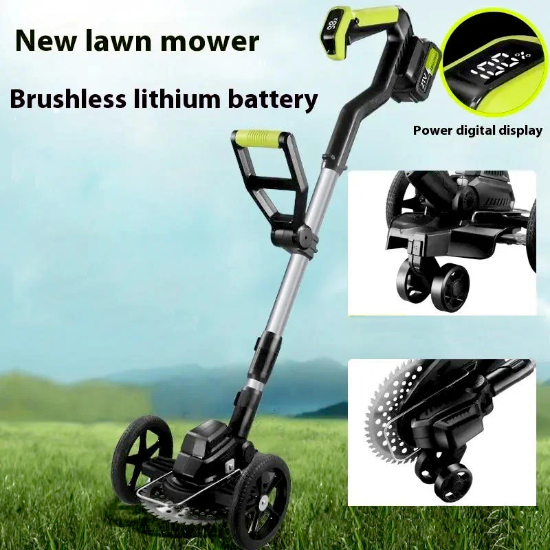 Cordless Electric Weed Eater with Adjustable Handle and 2 Batteries