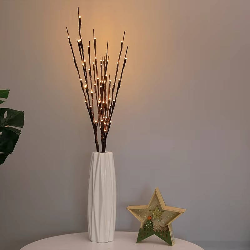 USB Powered Prelit Twig Lights with 60 Warm White LEDs