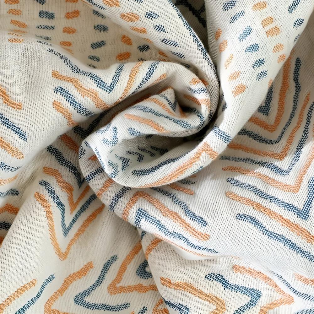Reversible Cotton Throw Blanket for Cozy Comfort