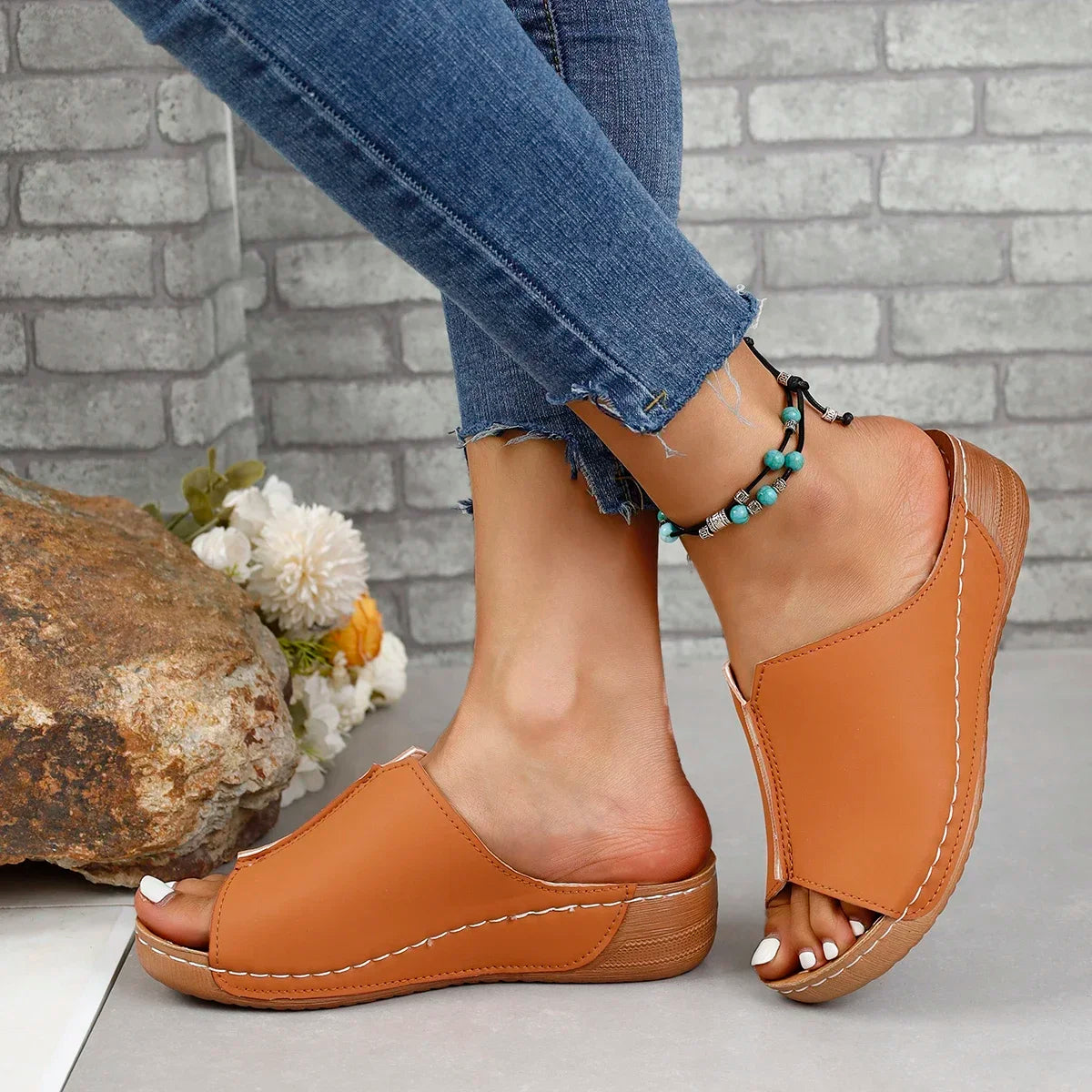 Iris - Elegant Slip-On Wedges