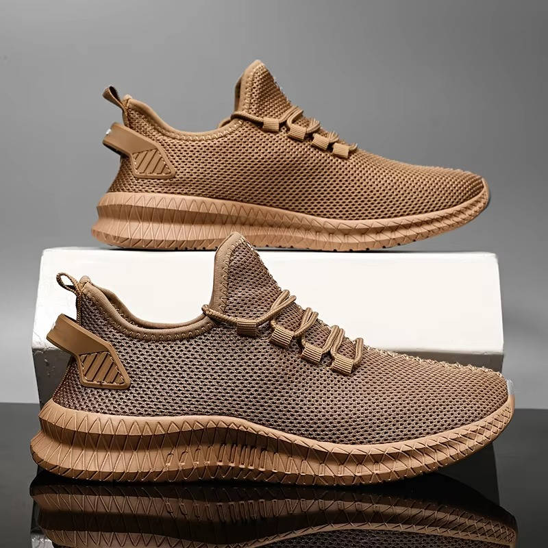 Lightweight Breathable Anti-Slip Running Shoes with Honeycomb Insole