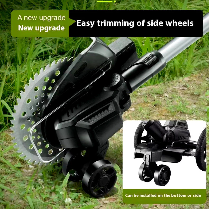Cordless Electric Weed Eater with Adjustable Handle and 2 Batteries