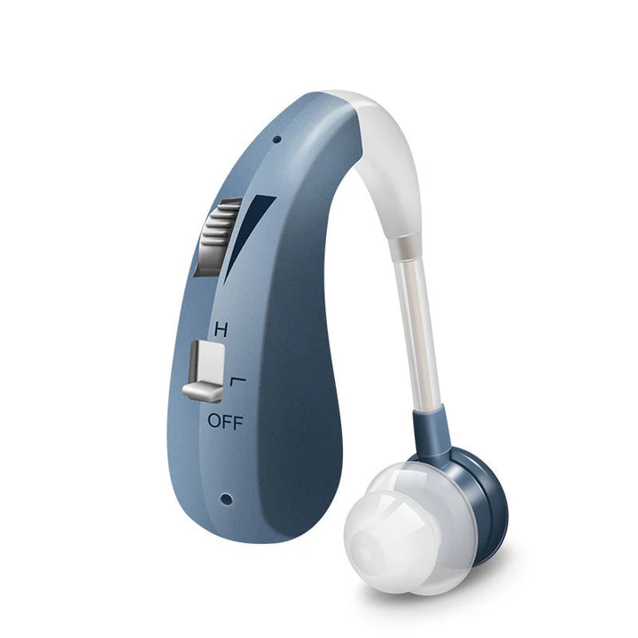 USB Rechargeable Hearing Aid Headphones with Bluetooth and Noise Suppression