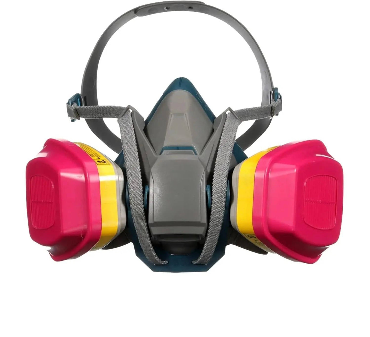 Multi-Purpose Reusable Respirator Mask with Quick Latch and NIOSH 60923 OV/AG/P100 Cartridge, Medium Size
