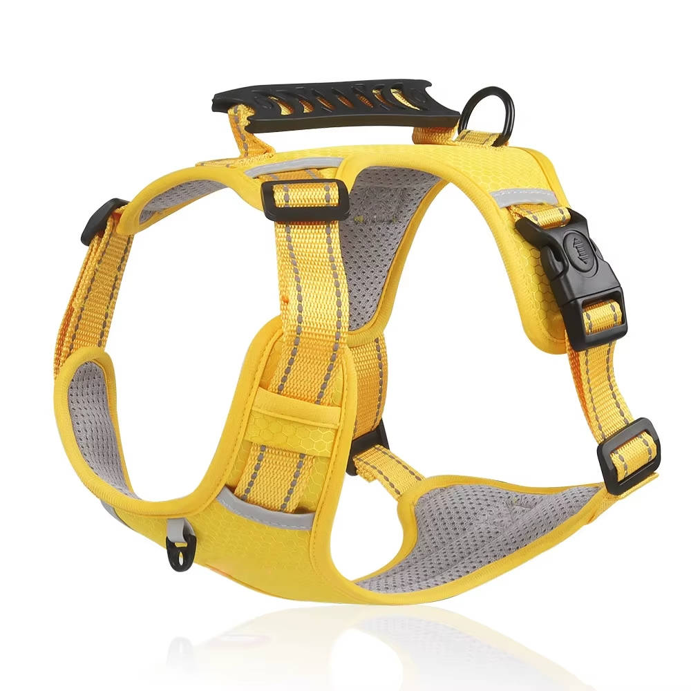 Adjustable Reflective Dog Harness with Breathable Mesh for Small to Medium Dogs