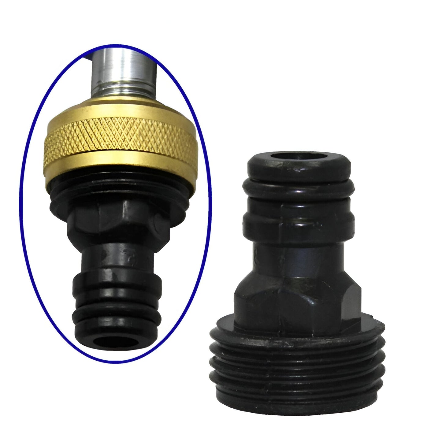 Adjustable High-Pressure Hose Nozzle for Car and Garden Cleaning