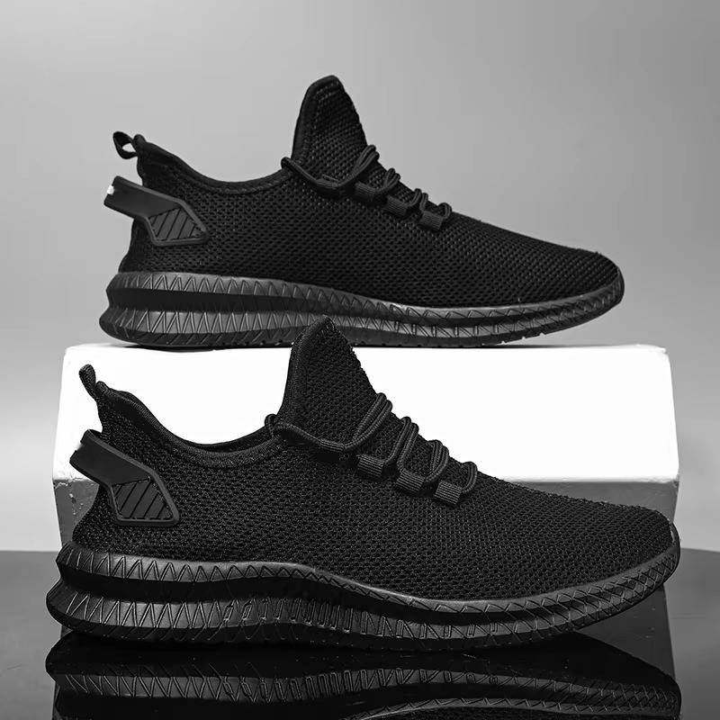 Lightweight Breathable Anti-Slip Running Shoes with Honeycomb Insole