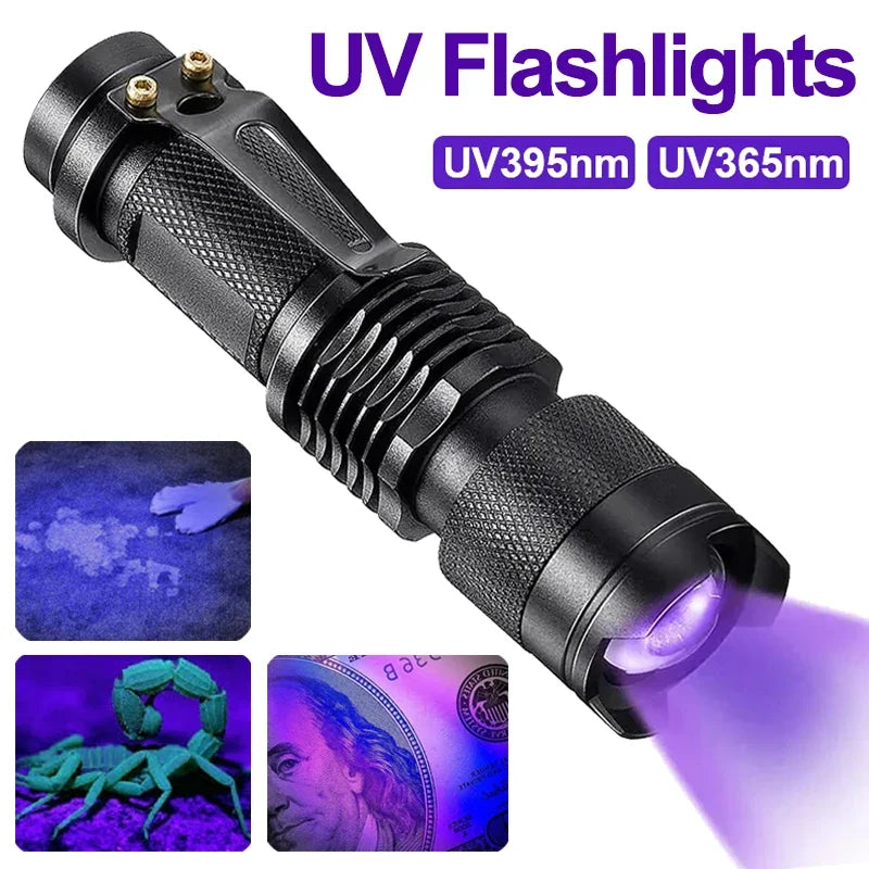 LED UV Flashlight for Pet Urine and Stain Detection