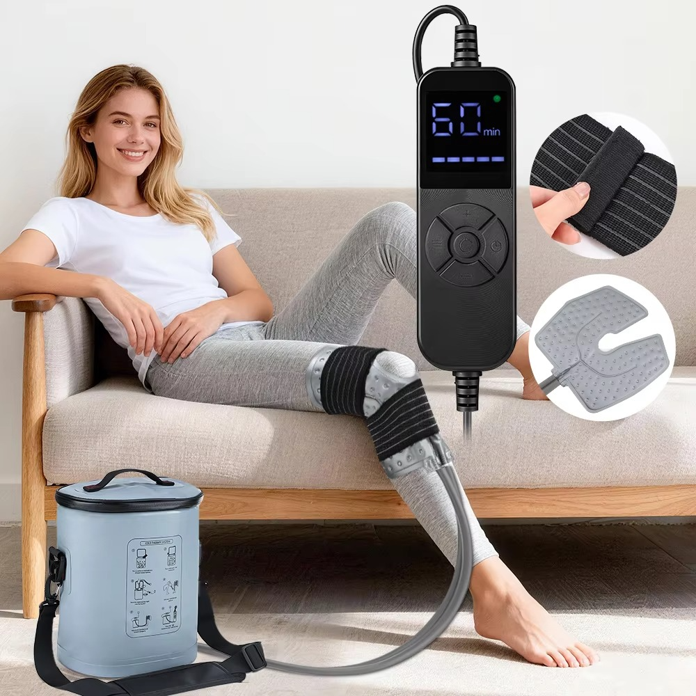 Portable Cold Therapy Machine with Adjustable Flow and Timer