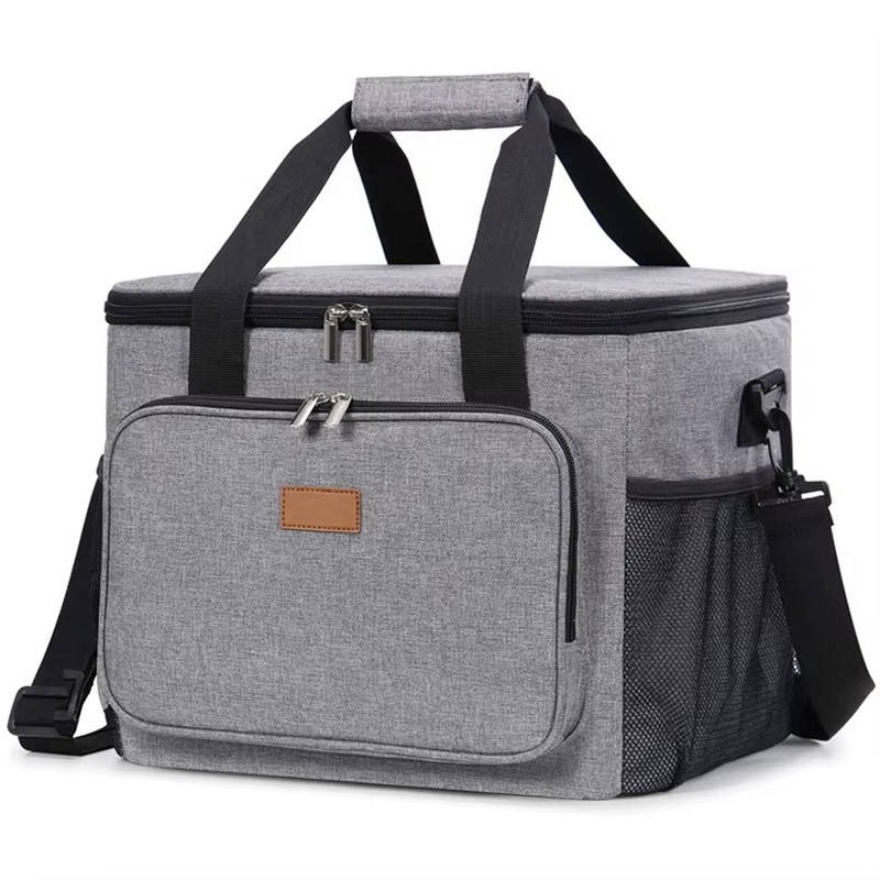 Large Insulated Leakproof Lunch Bag Soft Cooler with Padded Handles and Extra Storage Pockets