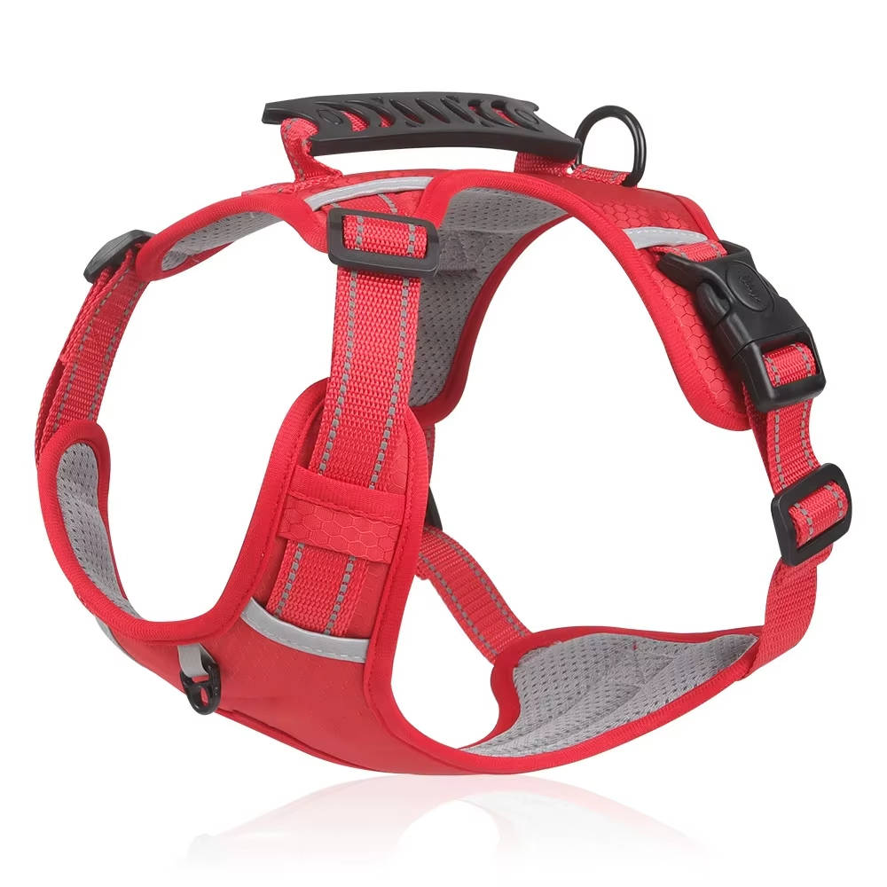Adjustable Reflective Dog Harness with Breathable Mesh for Small to Medium Dogs