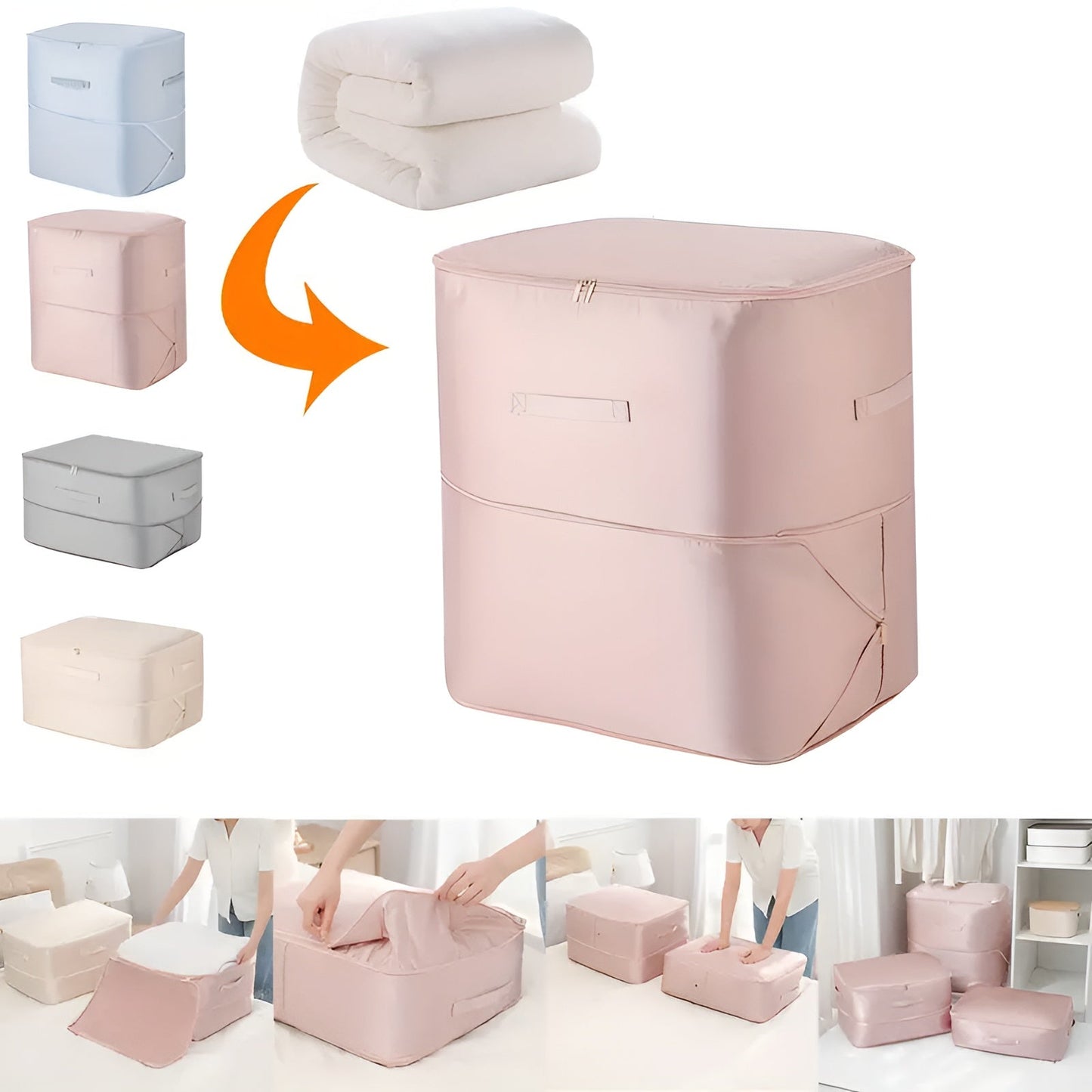 Compression Storage Bags for Clothes and Bedding