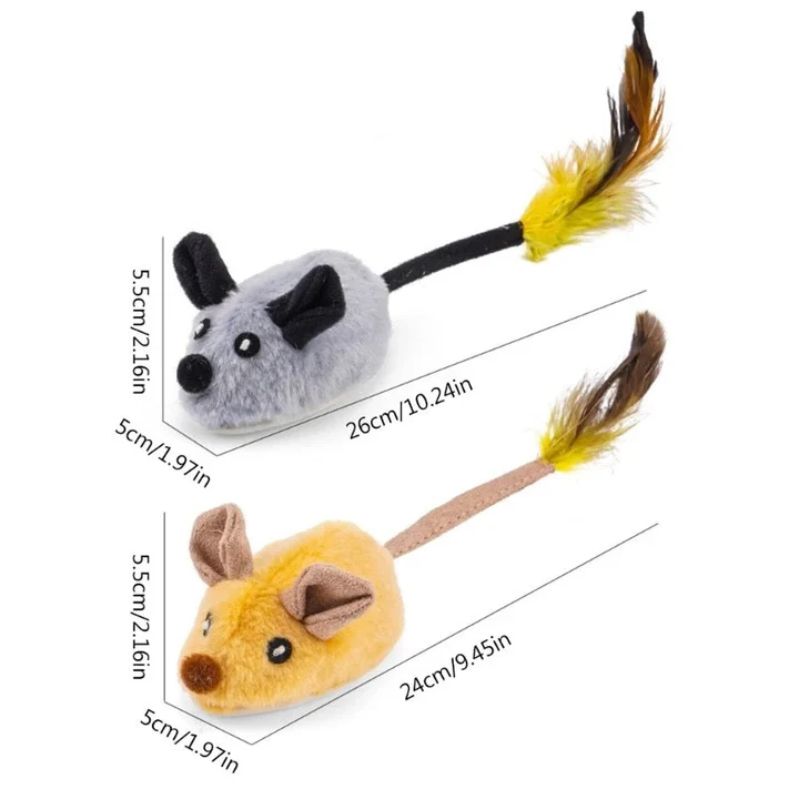 Motion-Activated Interactive Mouse Toy for Cats