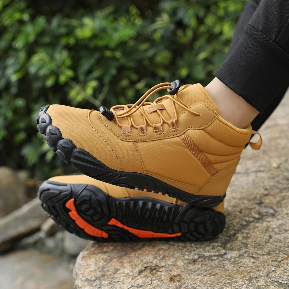 Waterproof Snowproof Winter Barefoot Shoes with Fleece Lining