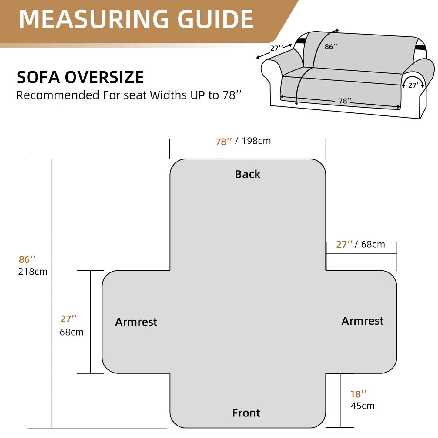 Reversible Water Resistant Sofa Cover for 3 Cushion Couch