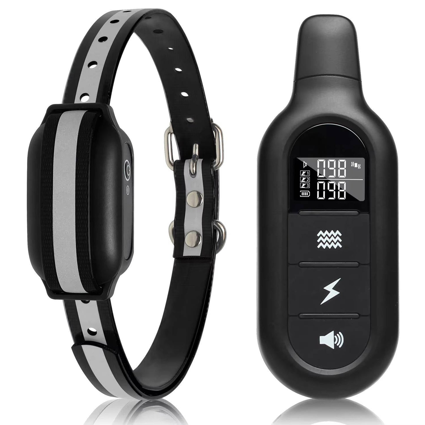 Electric Dog Training Collar with Remote, Beep, Vibration, Adjustable Static Levels, IPX7 Waterproof, Rechargeable, Multi-Dog Support