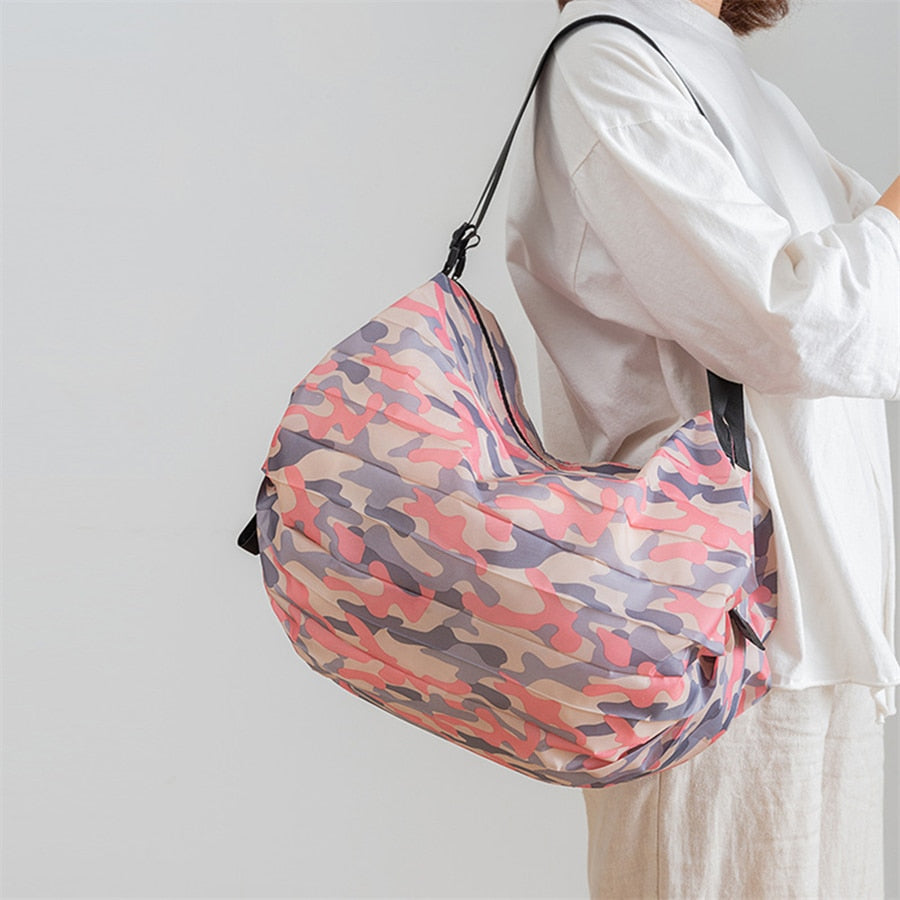 Foldable Large-Capacity Water-Resistant Shopping Tote