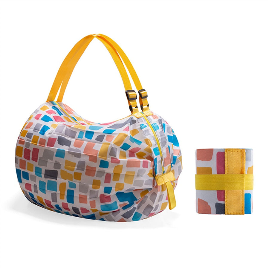 Foldable Large-Capacity Water-Resistant Shopping Tote