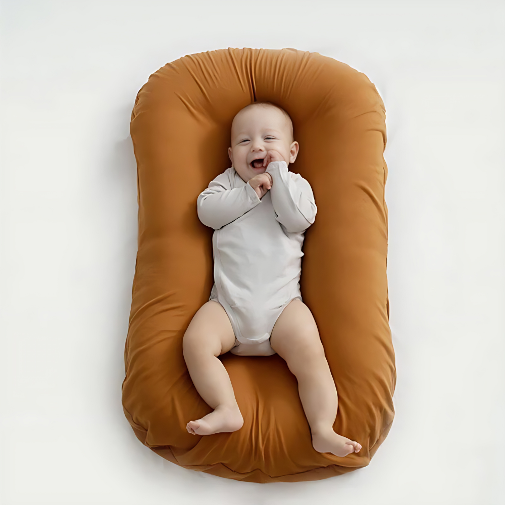 Ergonomic Hypoallergenic Baby Pillow for Flat Head Prevention