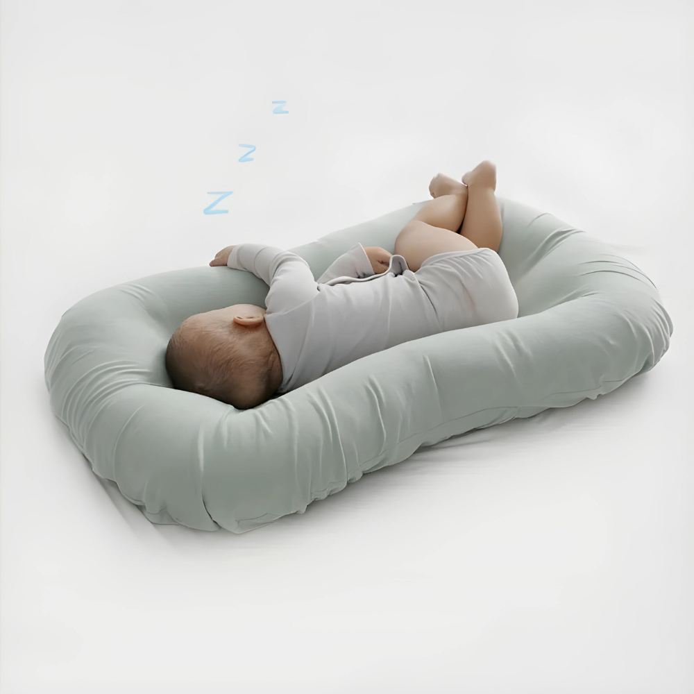 Ergonomic Hypoallergenic Baby Pillow for Flat Head Prevention