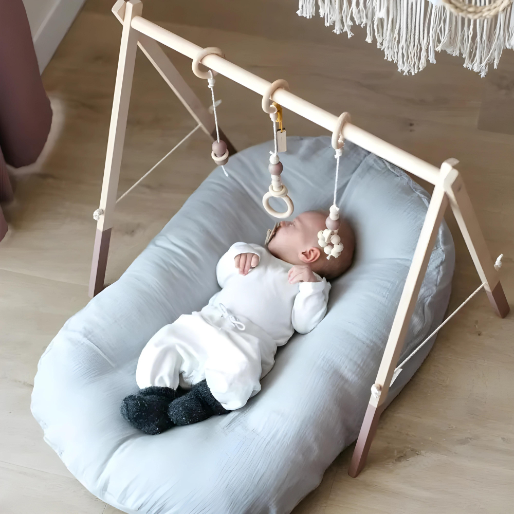 Ergonomic Hypoallergenic Baby Pillow for Flat Head Prevention