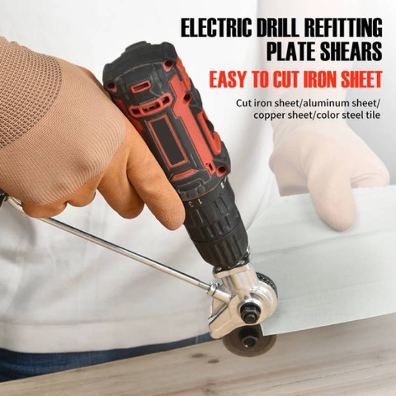Metal Cutting Drill Attachment with High-Hardness Blades