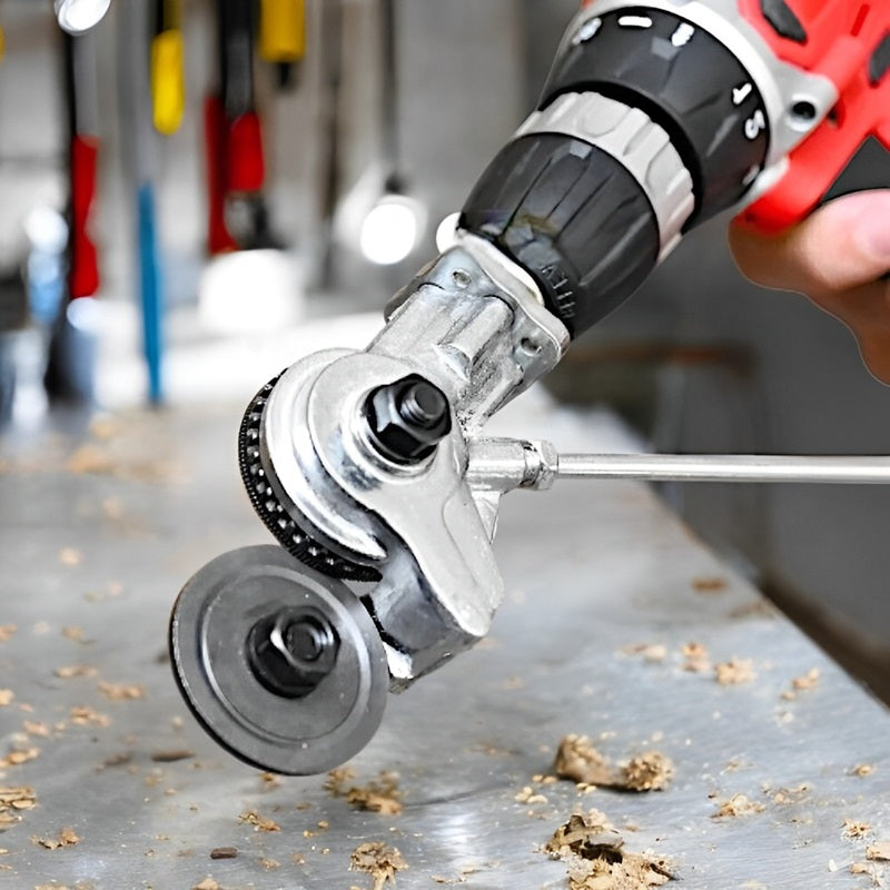 Metal Cutting Drill Attachment with High-Hardness Blades