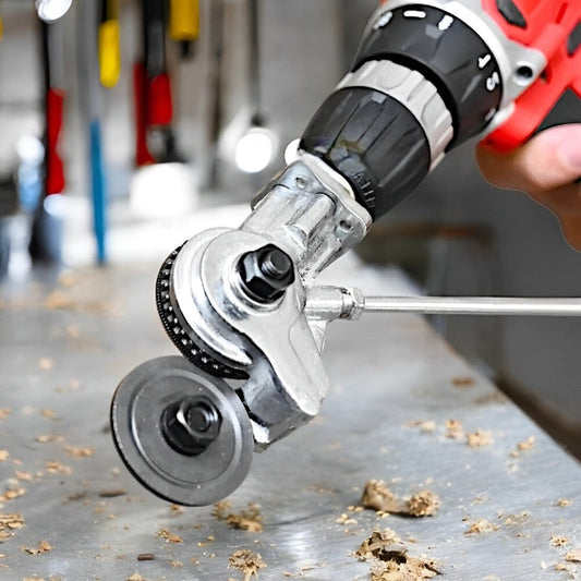 Metal Cutting Drill Attachment with High-Hardness Blades