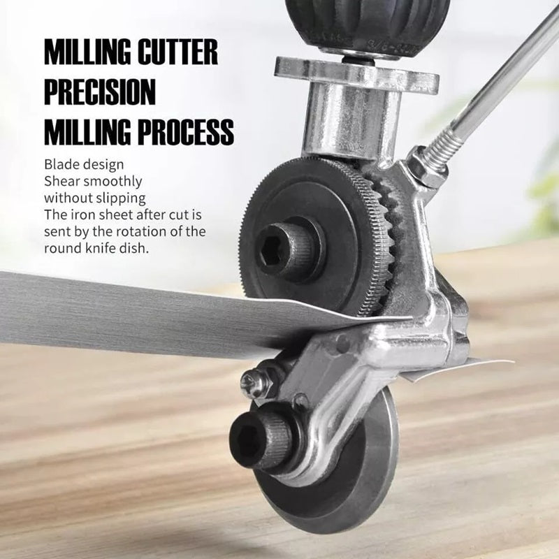 Metal Cutting Drill Attachment with High-Hardness Blades