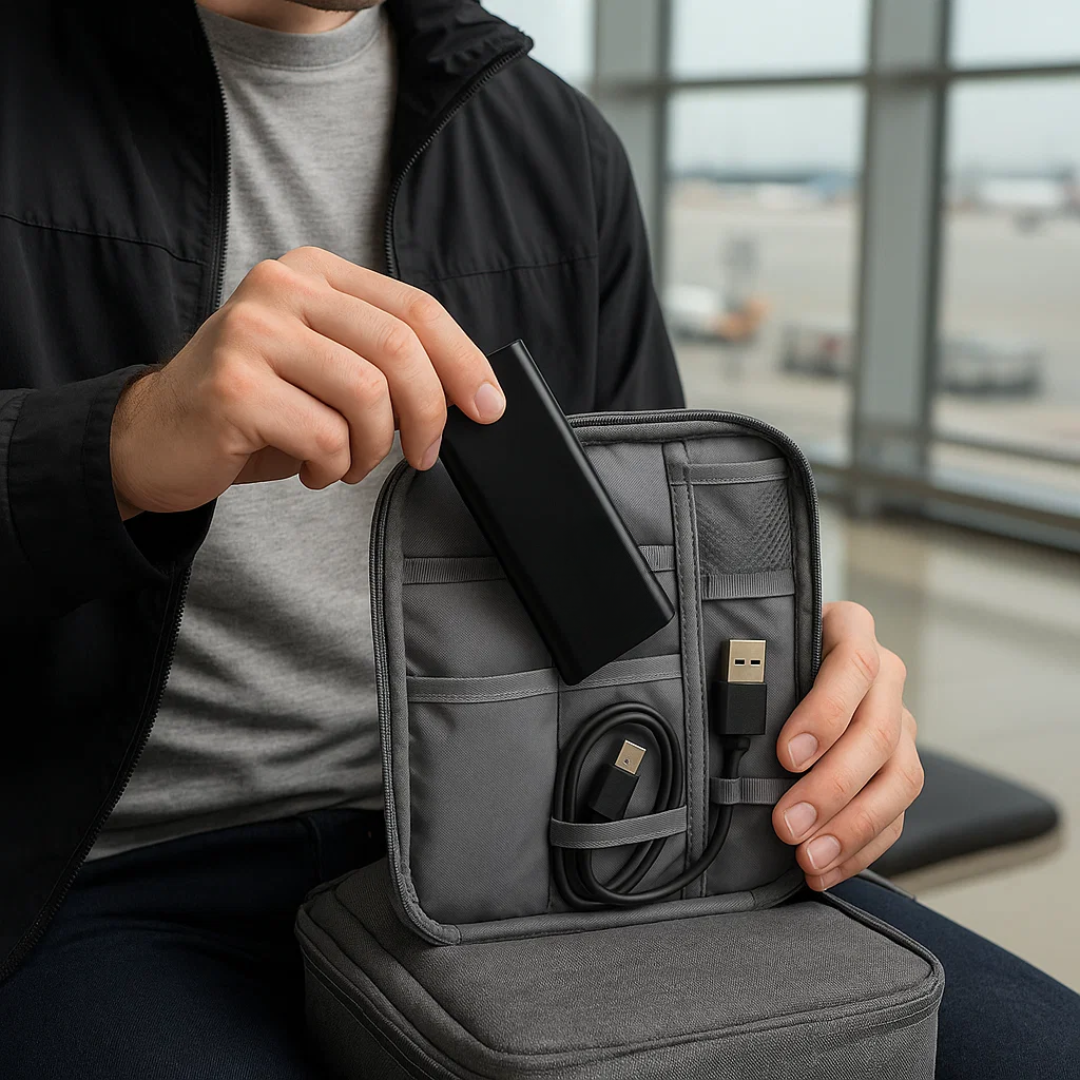 Compact 4TB USB-C Portable External Storage Drive