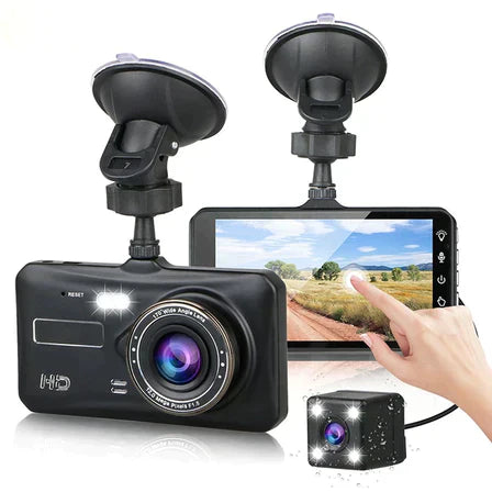 1080p Dual Car Camera with 170° Wide Angle and Night Vision