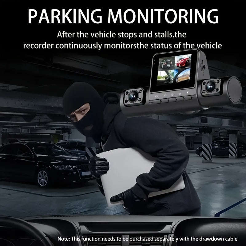 1080p Car Camera with LED Screen and Driver Control
