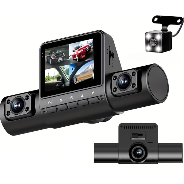 1080p Car Camera with LED Screen and Driver Control