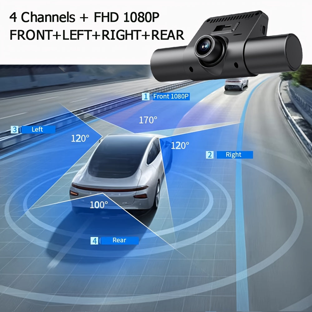 1080p Car Camera with LED Screen and Driver Control