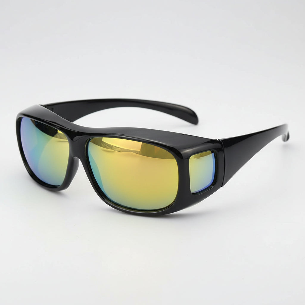 Night Driving Glasses with Yellow Lenses for Glare Reduction and Enhanced Visibility